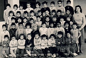 ECOLE PAUL BERT MATERNELLE 1955 MELLE RODRIGUEZ